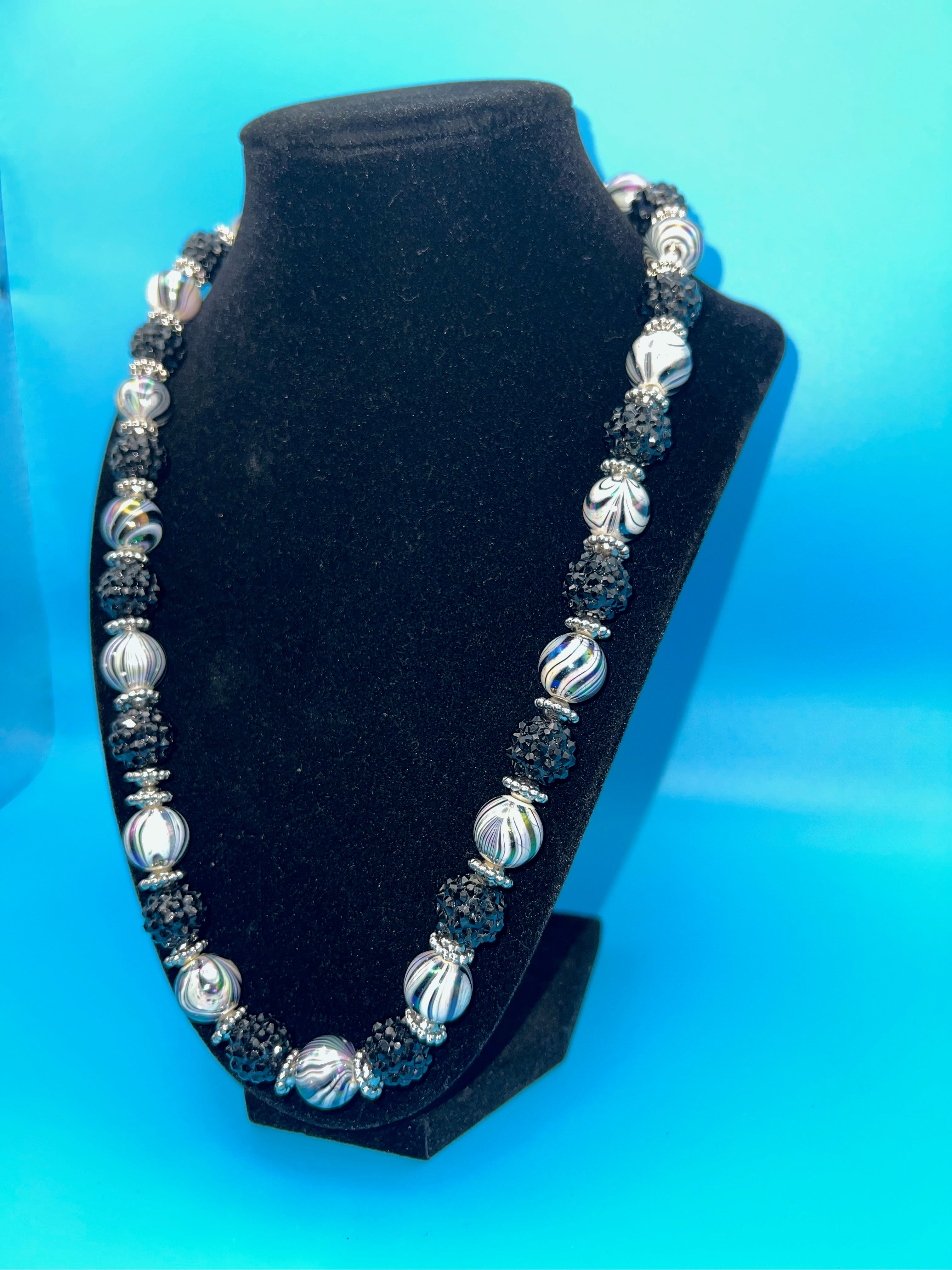 Midnight Whirl Necklace