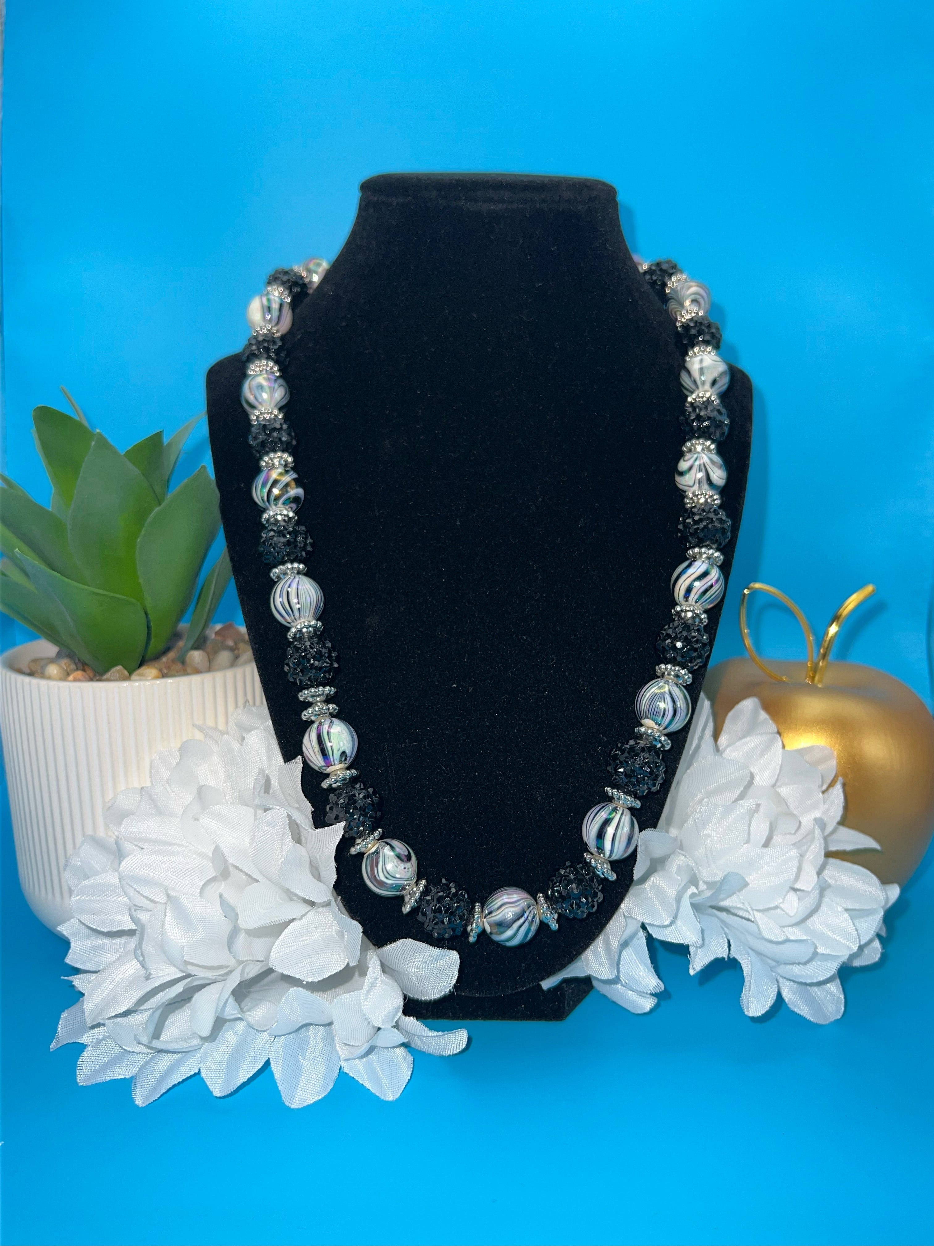 Midnight Whirl Necklace