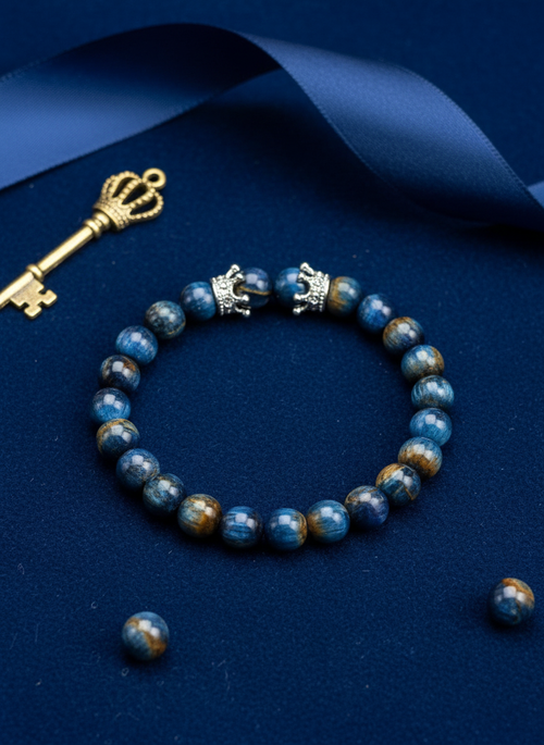 Blue Tiger Royale bracelet editorial style