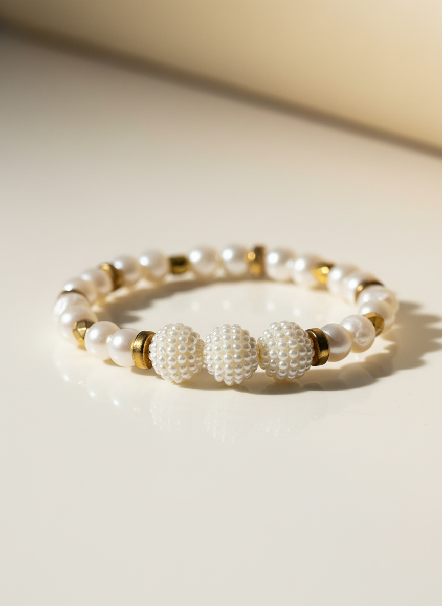 Frozen Pearl Luxe - close-up detail